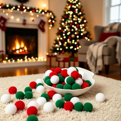 Artificial Snowballs Set 100 Pieces for Indoor Outdoor Snow Fight & Winter Decor