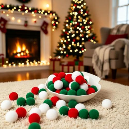 Artificial Snowballs Set 100 Pieces for Indoor Outdoor Snow Fight & Winter Decor