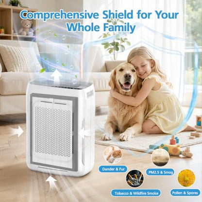 4 Pack KJ03 Air Purifier Replacement Filters for Dhyala KJ03