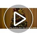 Christmas Gnome Tree Collar with LED Light, 26 Inch Red Tree Skirt Ring