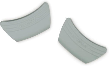 Le Creuset Silicone Handle Grips Set of 2 - 5" x 2.5" Each in Sea Salt Color