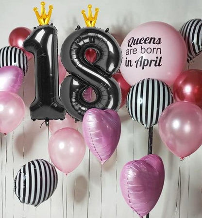 Black 40-Inch Giant Number 1 Balloon by [Brand Name] | Perfect First Birthday Decoration for Boys and Girls
