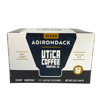 Adirondack Dark Roast Single Serve Coffee Pods | Smooth Body, Molasses, And Chocolate Notes With A Smooth Finish | 12 Count, 2.0 Compatible