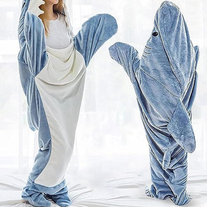 inkArts Shark Blanket Onesie Adult & Kid, Shark Onesie, Shark Blanket Hoodie Onesie, Shark Pajamas, Shark Costume, Shark Wearable Blanket