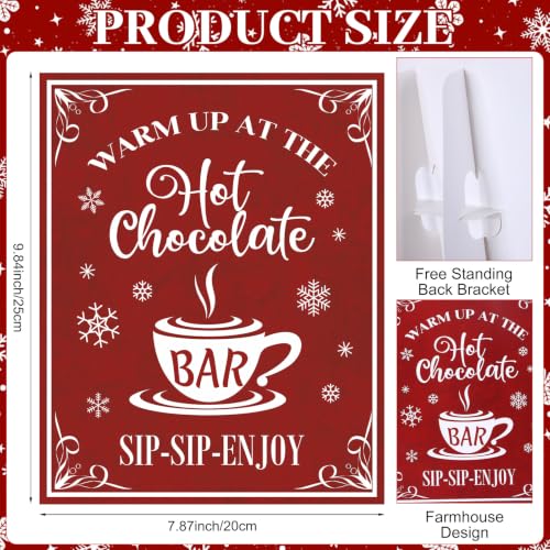 Christmas Hot Chocolate Set with Snowflake Dispenser - Stainless Steel & Paper Cups