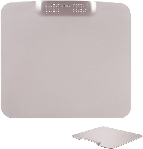 CHEFMADE Non-Stick Cookie Sheet Pan - One-Handed Gripping Bakeware | 12-Inch Rimless Design (Champagne Gold)