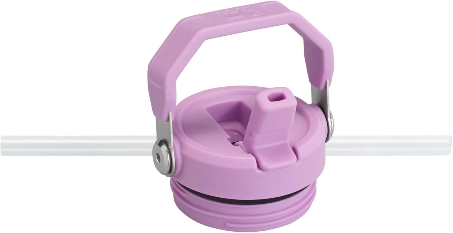 Stanley IceFlow Flip Straw 2.0 Water Bottle - 24 OZ Insulated Stainless Steel | Lightweight & Leak-Resistant | BPA-Free | Lilac