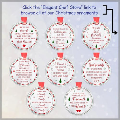 Dog Mom Christmas Ornament - Holiday Keepsake for Mom Girlfriend Wife