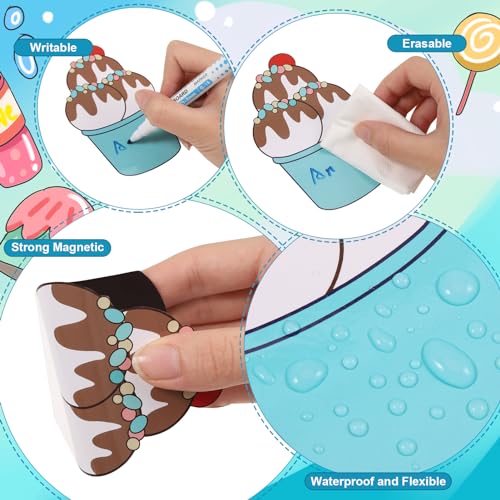 12 Pcs Refrigerator Magnets - Cute Mouse Cruise Door Stickers for Fridge & Metal Surfaces