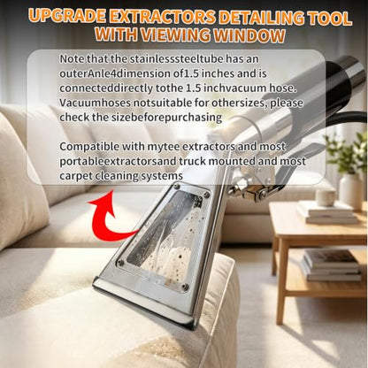Shop Vacuum Carpet & Upholstery Extractor Hose Kit with Stainless Steel Wand