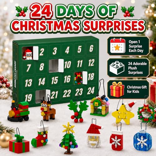 Celltestria Advent Calendar 2026 Christmas Building Toy Set Xmas