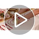 Red Disposable Plates Set for 100 Guests - 700 Pieces Party Dinnerware