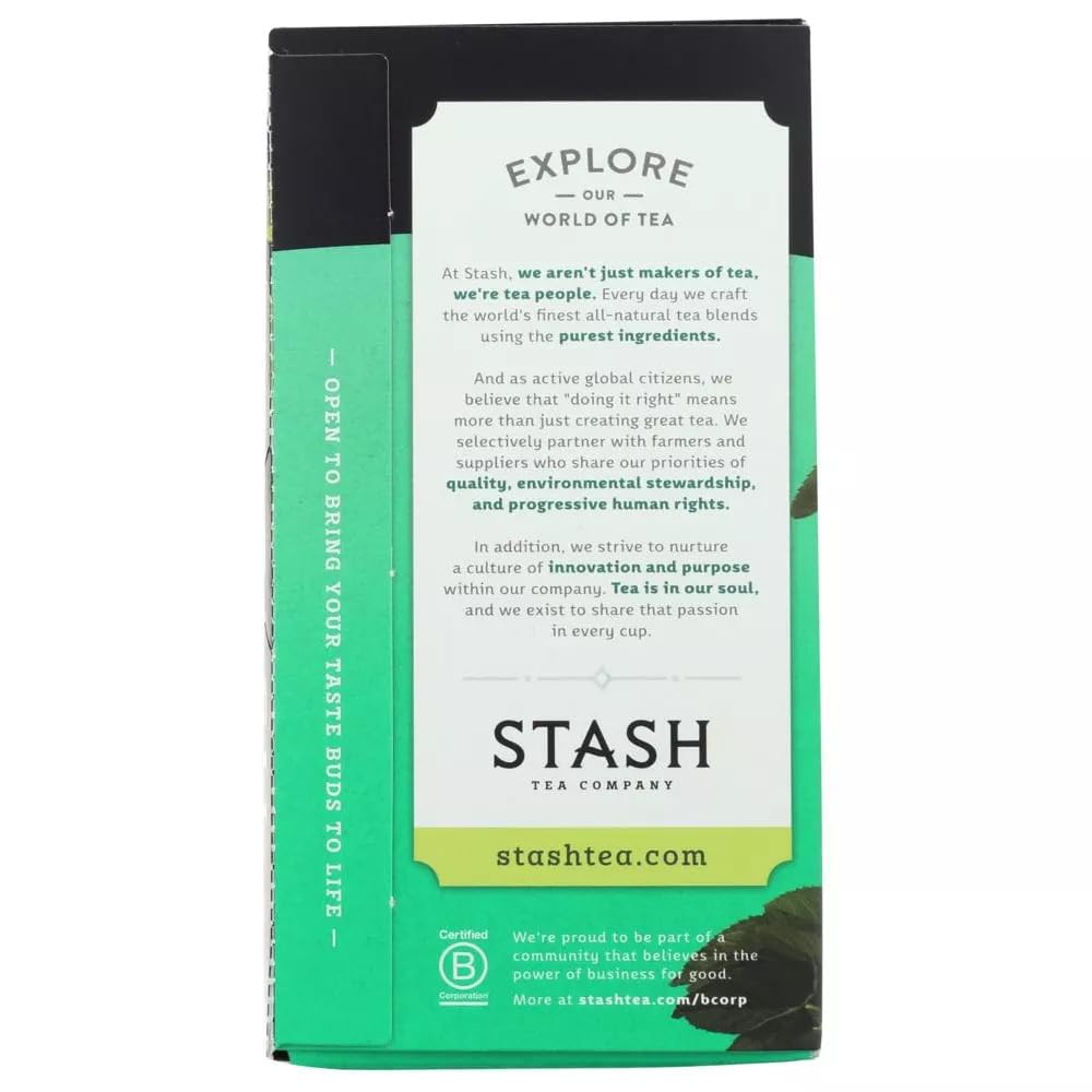 Stash Tea Peppermint Tea, 20 ct, 0.7 oz, 2 pk