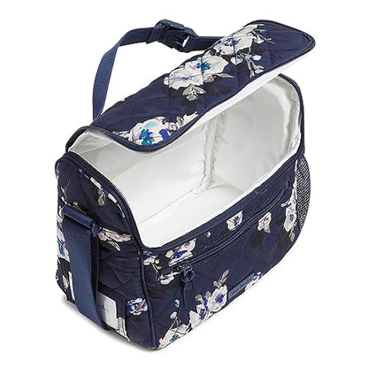 Vera Bradley Performance Twill Crossbody Lunch Tote, Blooms and Branches Navy