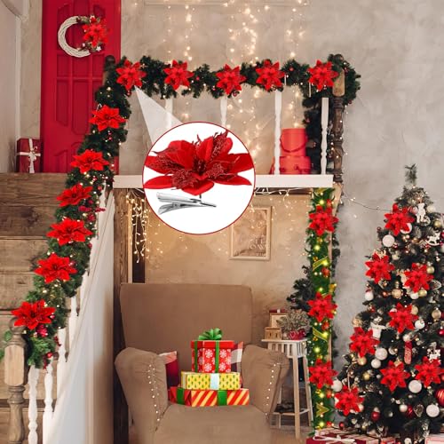 Silver Metal Clips for Christmas Ornaments - 60 Pack, Adjustable & Durable