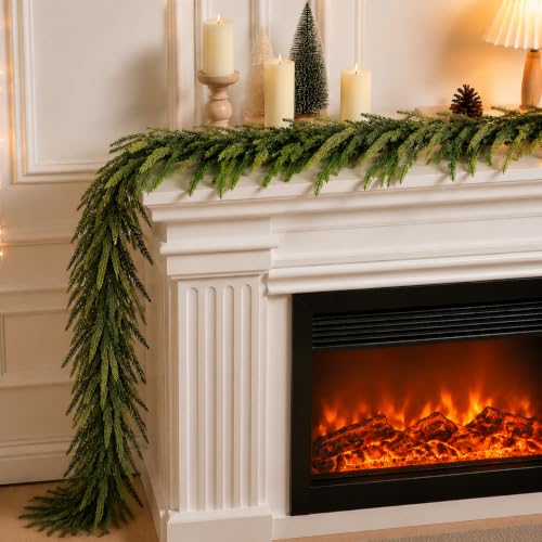 9 Ft Norfolk Pine Garlands - 2 Pack Real Touch Christmas Decor
