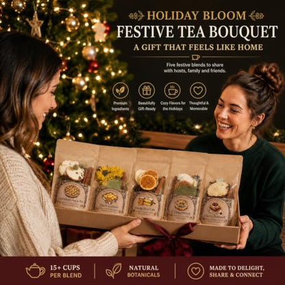 Christmas Simmer Pot Kit - 5 Pack Bakery Scented Potpourri with Dried Fruits & Spices - Cozy Home Fragrance