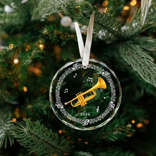 15 Trumpet Christmas Ornament Music Gift for Trumpet Lovers Kids Boys Girls