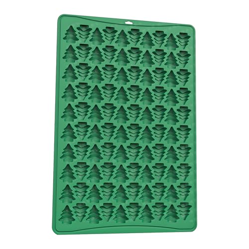 Christmas Tree Silicone Candy Mold 100 Cavities - Green QY253