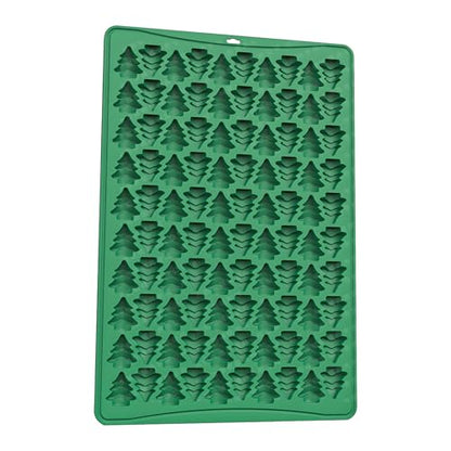 Christmas Tree Silicone Candy Mold 100 Cavities - Green QY253