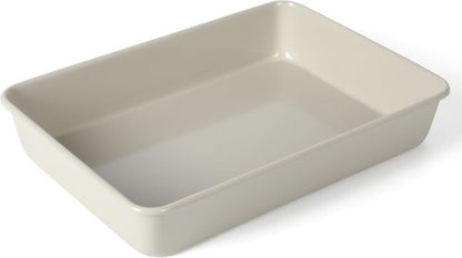 Martha Stewart Gallen Nonstick Carbon Steel Baking Pan - 13 x 9 Inch, Cool Grey, Durable Design for Easy Release