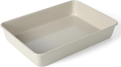 Martha Stewart Gallen Nonstick Carbon Steel Baking Pan - 13 x 9 Inch, Cool Grey, Durable Design for Easy Release