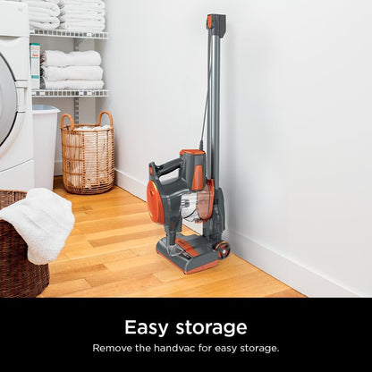 Shark HV302 Rocket Pet Corded Stick Vacuum - Lightweight, Swivel Steering for Carpets & Hard Floors | Includes Hand Vacuum & Tools, Orange