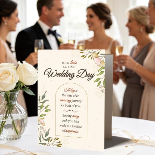 Wedding Card Gifts for Bride and Groom ZY-431 - Congratulations Card
