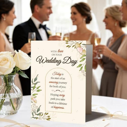 Wedding Card Gifts for Bride and Groom ZY-431 - Congratulations Card