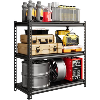 Heavy Duty Steel Garage Storage Shelves - 36 Inch Wide, Adjustable, 1500 Lbs Capacity
