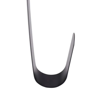 Sattiyrch 12" Wreath Hanger for Front Door,Steel Over The Door Hanger Hook,Wreath Door Hanger (Black,1)