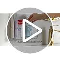 Clear Wall Mounted Electric Toothbrush Holder with 2 Slots & Removable Divider