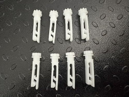 Vertical Blinds Replacement Carrier Stem Clips - 8 Pack