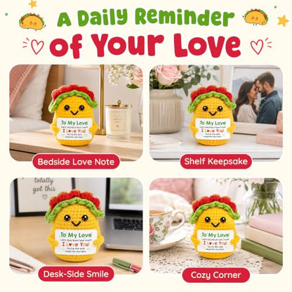 Yellow Taco Couple Gift - To My Love Anniversary Keepsake