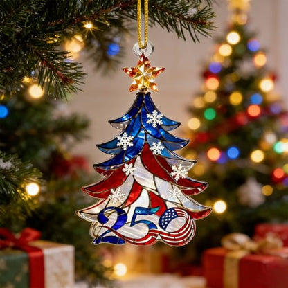 Independence Day USA 250th Anniversary Patriotic Ornament - Red White Blue Decor