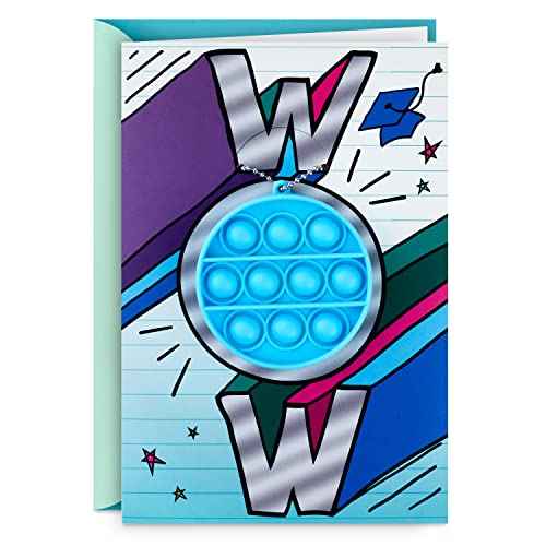 Hallmark Graduation Card for Kids with Pop It (Wow)