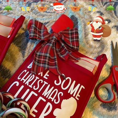 Christmas Pot Holder & Oven Mitt Set Gift for Teacher, Neighbor, Family - 3PCS Christmas Calories Don't Count Variation