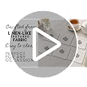 Jolitee Coastal Oyster Pair Cocktail Napkins - Reusable 6x6 Inch Set of 6