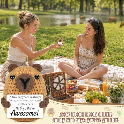 Positive Capybara Birthday Gift for Kids - Cute Basket Stuffers for Boys & Girls