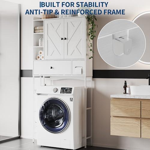 Over-The-Toilet Bathroom Storage Rack - Modern & Vintage Wall Organizer