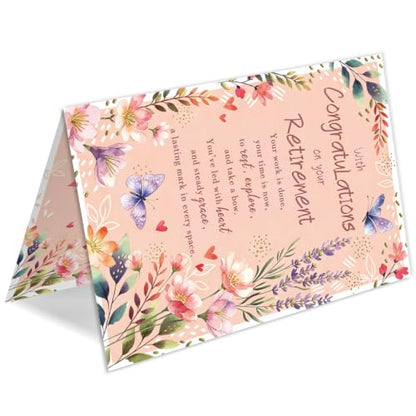 Retirement Gift Card for Women Her Coworker MM-481 - Congratulations & Best Wishes