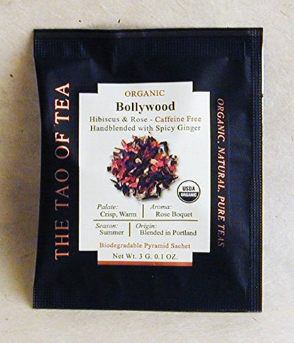 The Tao of Tea Bollywood Box Pyramid Sachets, 15 Sachets