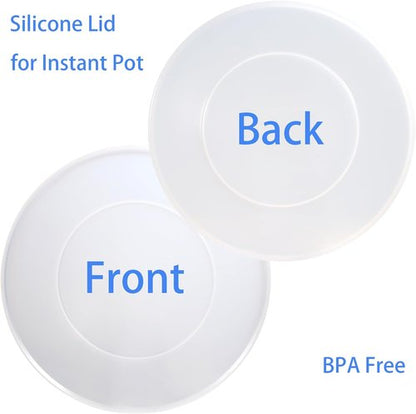 **Silicone Lid for Instant Pot - 9.8-Inch Premium Cover for 5QT & 6QT Inner Pots | Reusable Food Lid**