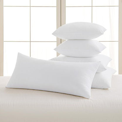 MIULEE 14x36 Inch Throw Pillow Insert Premium Throw Pillow Virgin Microfiber Stuffer Rectangle Pillow for Sofa Bed Couch