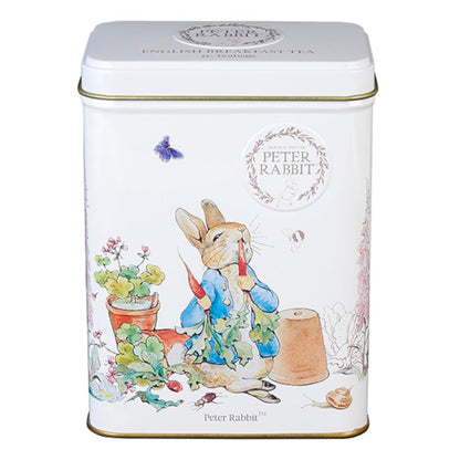 New English Teas Peter Rabbit Tea Tin with 40 English Breakfast Teabags, Beatrix Potter