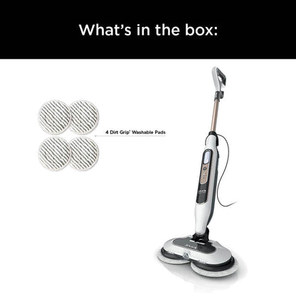 Shark Steam & Scrub Hard Floor Steam Mop - All-in-One with Steam Blaster Technology & LED Headlights | S8201, Rotator White