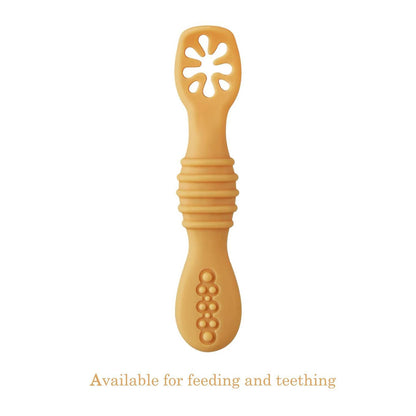 PandaEar 7 Pack Baby Spoons, Soft Silicone Self-Feeding Utensils for Babies & Toddlers, BPA-Free Silicone First Stage Training Spoon with Easy-Grip Handle