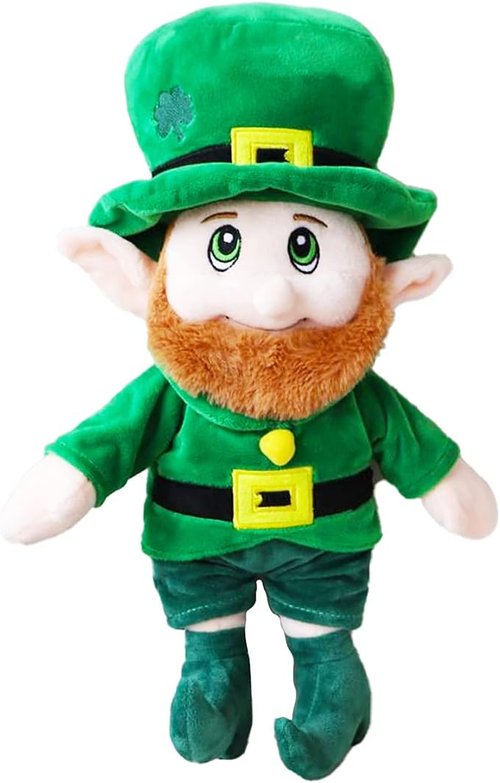 illuOKey Leprechaun Plush Doll - Perfect St. Patrick's Day Decoration | 16 Inches for Kids