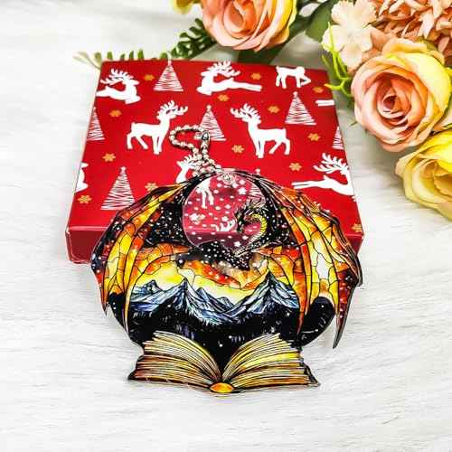 Book Lover Christmas Ornaments 2025, Books Ornaments for Christmas Tree, Acotar Ornament, Throne of Glass Merch - Book Lovers Gifts, Book Club Gifts for Women, Acotar Gift