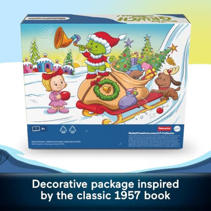 Little People Collector Dr. Seuss How the Grinch Stole Christmas Set - Holiday Figurines